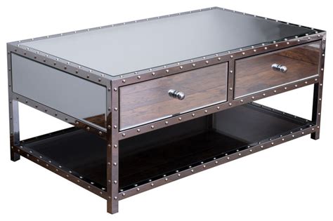 Maybe you would like to learn more about one of these? Ryanne Studded Mirrored 2-Drawer Coffee Table ...