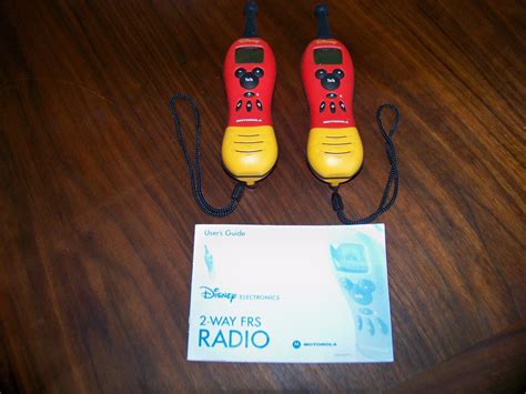 Disney Electronics 2 Way Frs Radio Walkie Talkies By Motorola