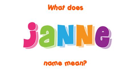 janne name meaning of janne