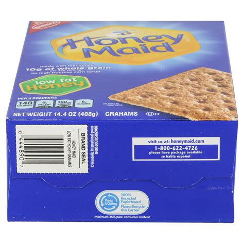 Nabisco Honeymaid Grahams Low Fat 144 Oz Graham Crackers Meijer