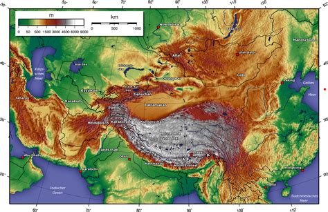 Belucha besteigung altai gebirge paneurasia. Karte Zentral-Asien (Topographische Karte) : Weltkarte.com - Karten und Stadtpläne der Welt