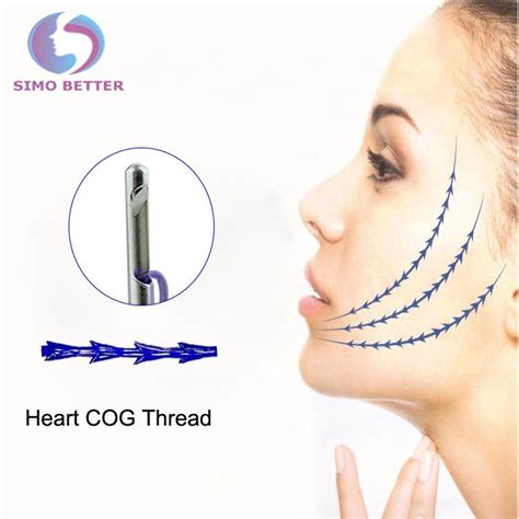 Non Surgical Pdo 4d Cog Thread Collagen Thread Lift With Sharp