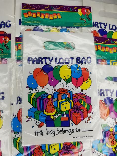 56 Vintage Party Loot Bags 8 Bags Per Pack Party Supplies Etsy