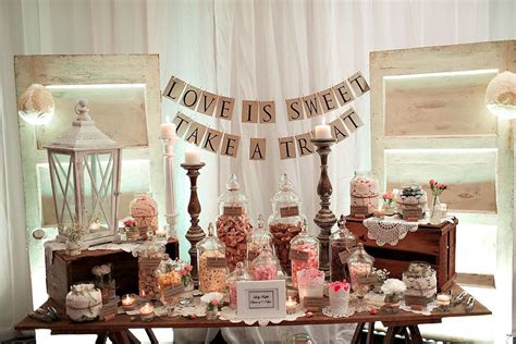 pin by klaudia v tóth on dessert candy buffets wedding candy table wedding buffet rustic