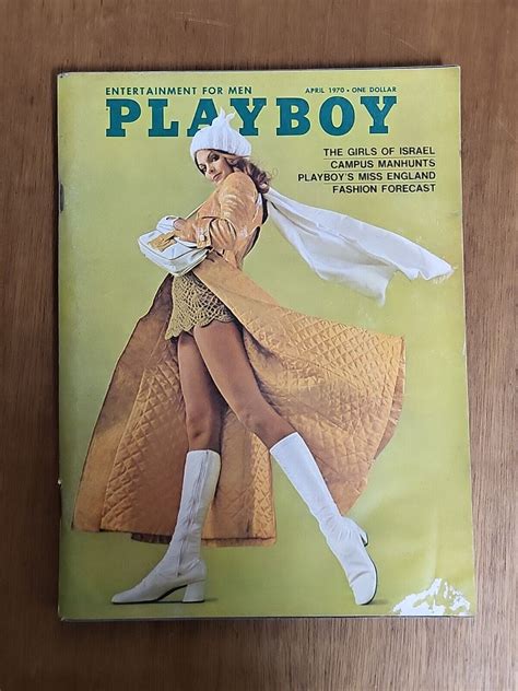 Playboy Magazine April 1970 W Centerfold Vintage Erotica Barbara