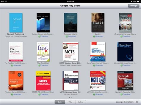 The article shows two ways to transfer ipad books to pc and one special tool to transfer data from you can share books directly from app. Best Free iPad App of the Week: Google Play Books | iPad ...