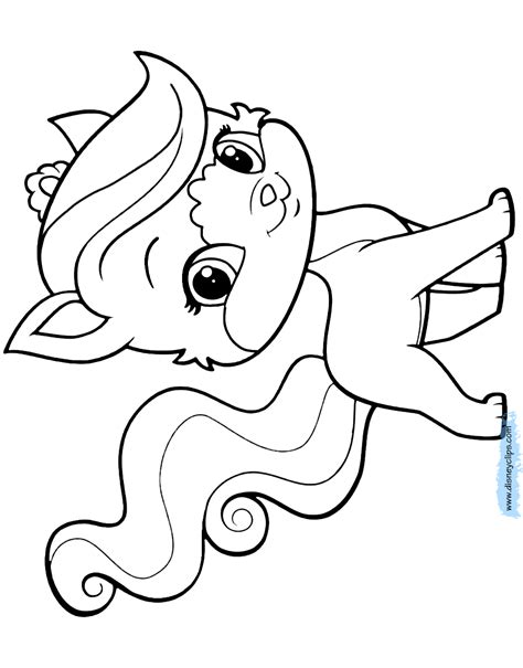 I had to share these free coloring pages and activities. Princess Palace Pets Coloring Pages - Coloring Home