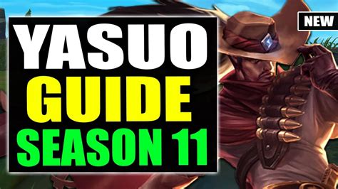 How To Play Yasuo Top Season 11 Yasuo Gameplay Guide S11 Best Build