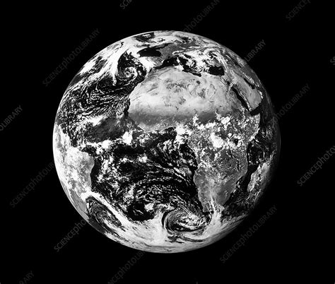 Earth Infrared Satellite Image Stock Image C0109543 Science