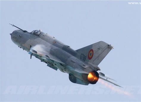 Its A Full Afterburner Takeoff For A Romanian Mig 21 Mig 21