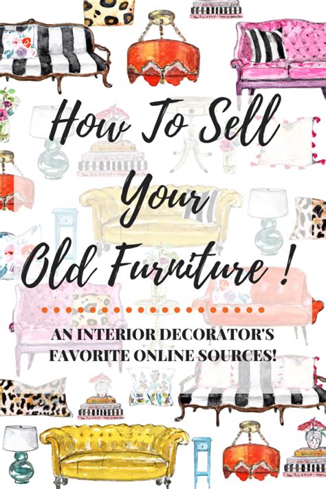Here are tips to sell old stuff for top dollar — including anything from furniture to clothes to accessories and used electronics. How To Sell Your Used Furniture ! - Showit Blog