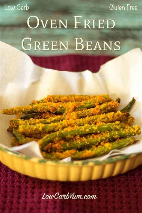 These meals are made in the slow cooker, oven, or stove top! Oven Fried Green Beans | Low Carb Yum