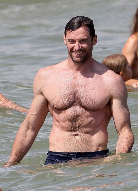 Shirtless Male Celebs Hugh Jackman