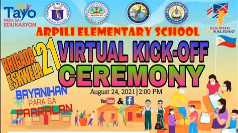 Brigada Eskwela 2021 Virtual Kick Off Program Arpili Elementary
