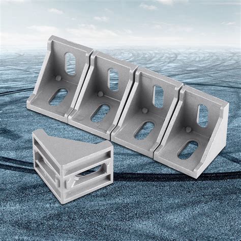 5pcs Aluminum Alloy L Shape Corner Bracket Right Angle Brace Fastener