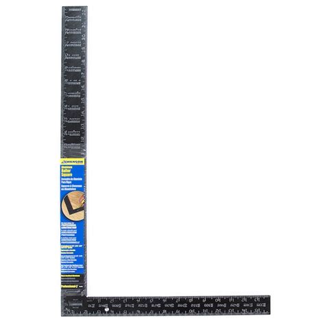 Swanson Tool Company 16 In X 24 In Black Anodized Aluminum Rafter