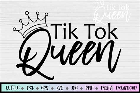 Tik Tok Queen Svg Tiktok Svg Queen Svg Tik Tok Logo Svg Etsy Canada Porn Sex Picture