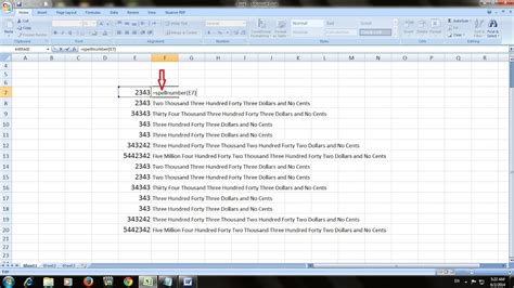 How To Convert Number Into Words In Excel In Dollar 2003 2007 2013