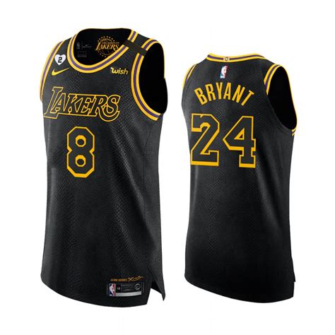 The los angeles lakers decided to retire both jersey numbers worn by kobe bryant, the leading scorer in franchise history. Kobe Bryant #24 Black 8.24 Mamba Day Authentic Special ...