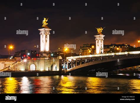 Alexander Iii Bridge In Paris Stock Photo Alamy