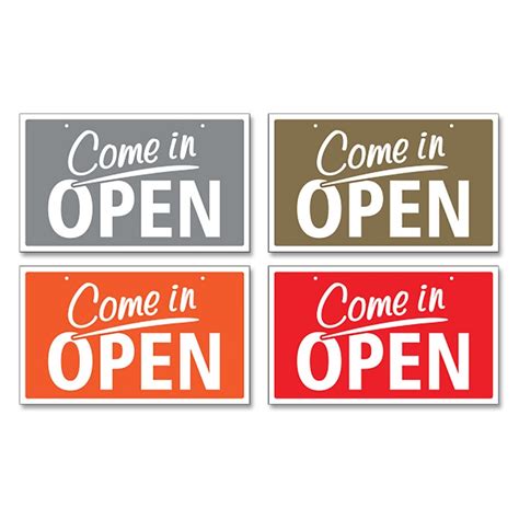Come In Open Sorry Closed 3mm Rigid 120mm X 200mm Sign Shop Etsy Uk
