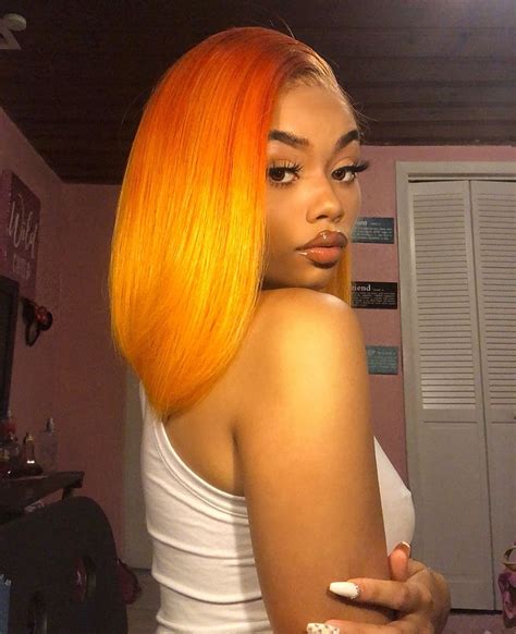 Pin By Bratznation On Orange Hairstyles Girl Hair Colors Wigs Hair Extensions Hair Styles