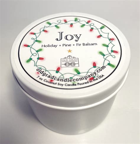 Joy 7 Oz Tin Old Grad Candle Company