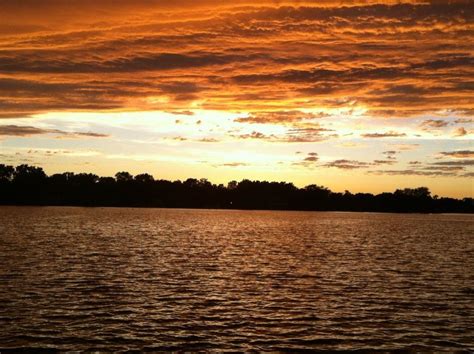 Summer Sunset On Walled Lake Walled Lake Michigan Walled Lake Summer