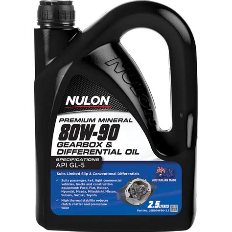 Nulon Gear Oil 80w 90 25 Litre Supercheap Auto