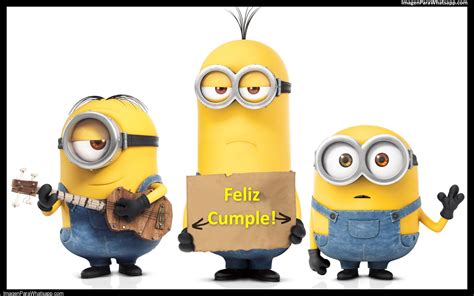 Imágenes De Feliz Cumpleaños Con Los Minions Descargar Imágenes Gratis