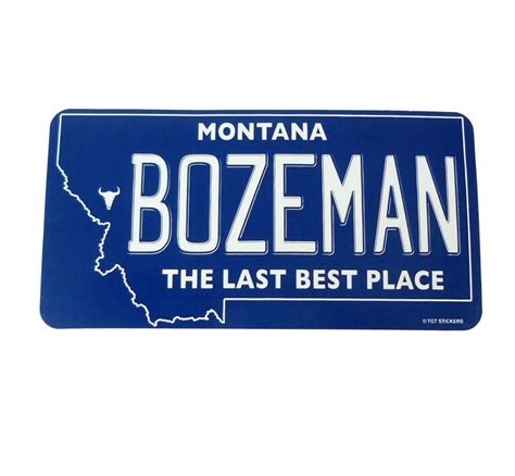 Capture Bozeman Montana In A Great Way With A Cool Sticker This
