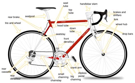 Parts Of A Bicycle Explained Road Bike Rider Cycling Site
