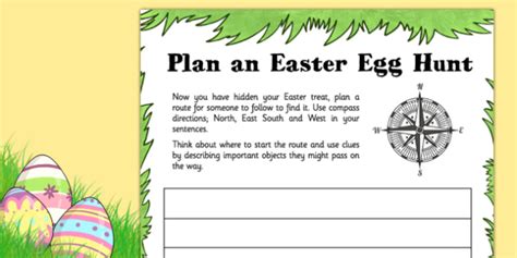 Plan An Easter Egg Hunt Teacher Made