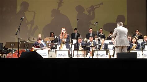 Studio Band Time Check At Princeton High School Jazz Festival 2014