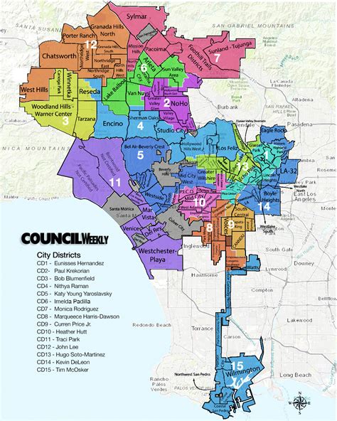 Council Weekly Citycounty Map La