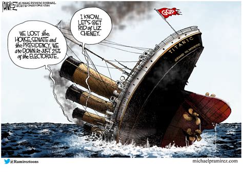 A Sinking Ship Editorial Michael Ramirez Opinion