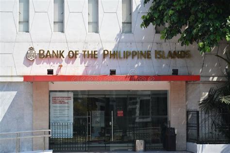 Bpi Bank Of The Philippine Islands Sign In Manila Philippines