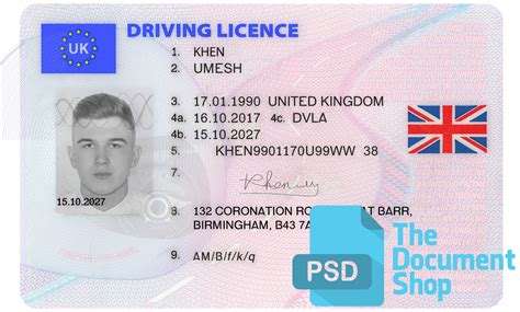 Uk And Northern Ireland Drivers License Thedocumentshop