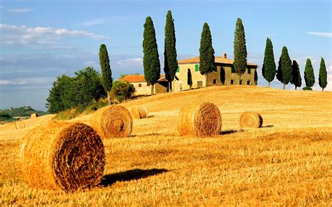 House In Tuscany Hd Wallpaper Background Image 2560x1600 Id