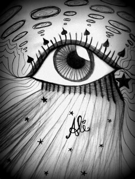 Trippy Eye Sketch By Thebrokenunknowngirl On Deviantart Hot Sex Picture