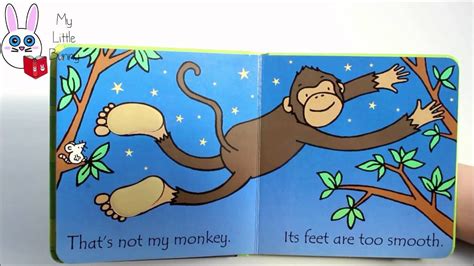 Thats Not My Monkey Usborne Book Preschool Toddler Story Learn To