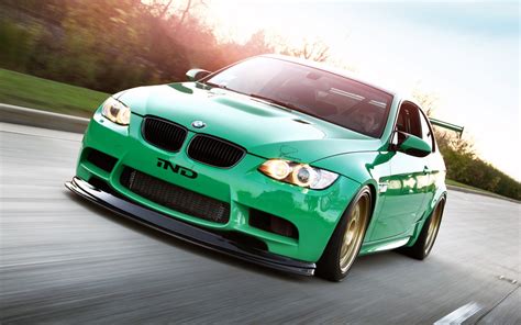 Wallpaper Sports Car Bmw M3 Coupe Green Cars Performance Car