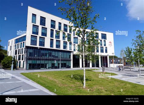 The Modern College Building Merthyr Tydfil South Wales Uk Stock