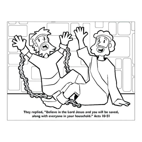 Joseph In Prison Coloring Page At GetColorings Com Free Printable