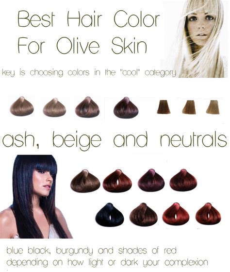 Hair Color Olive Skin Ash Beige Neutrals Burgundy Blue Black Red Light