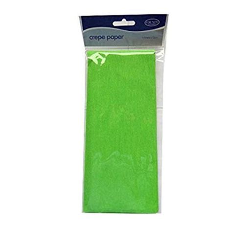 Greetings House Crepe Paper Lime Green