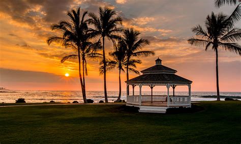 mauna lani fairmont sunset photograph by sam amato