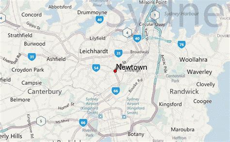 Newtown Ct Map