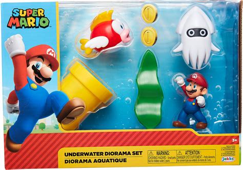 Buy Nintendo Super Mario Underwater 25 Figure Diorama Play Set