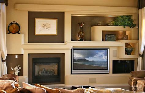 Digital interactive display walls use tv monitors or projectors and a motion or touch sensor to create large displays that can respond to a user's touch and/or movement. custom drywall entertainment centers | ... Guesswork With ...